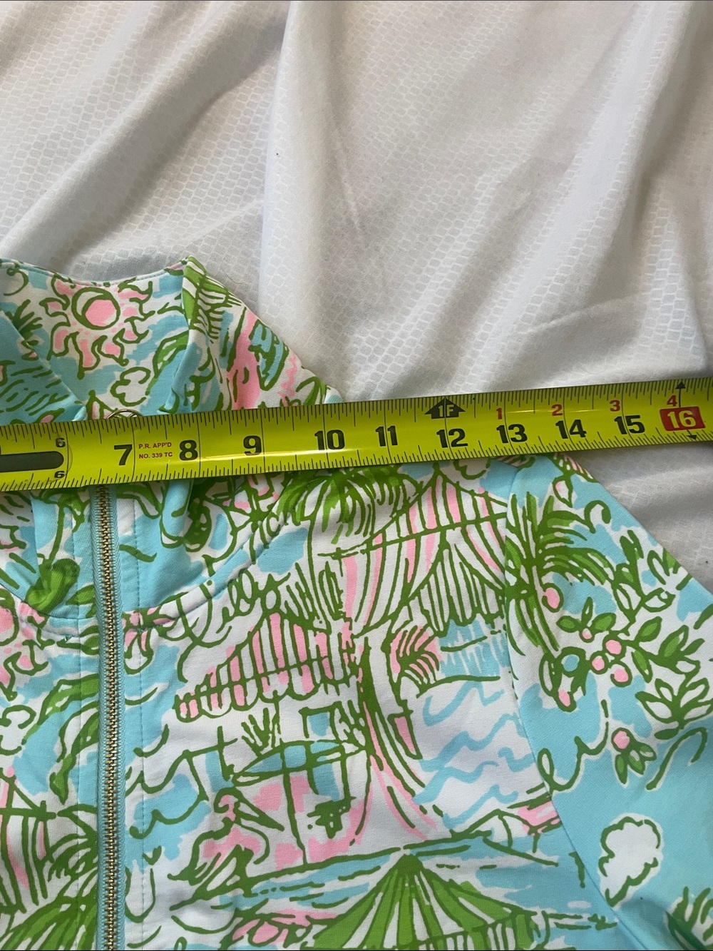 Lilly Pulitzer LEONA Tropical Print JACKET XS full zip RESORT golf tennis NWOT - Picture 5 of 11